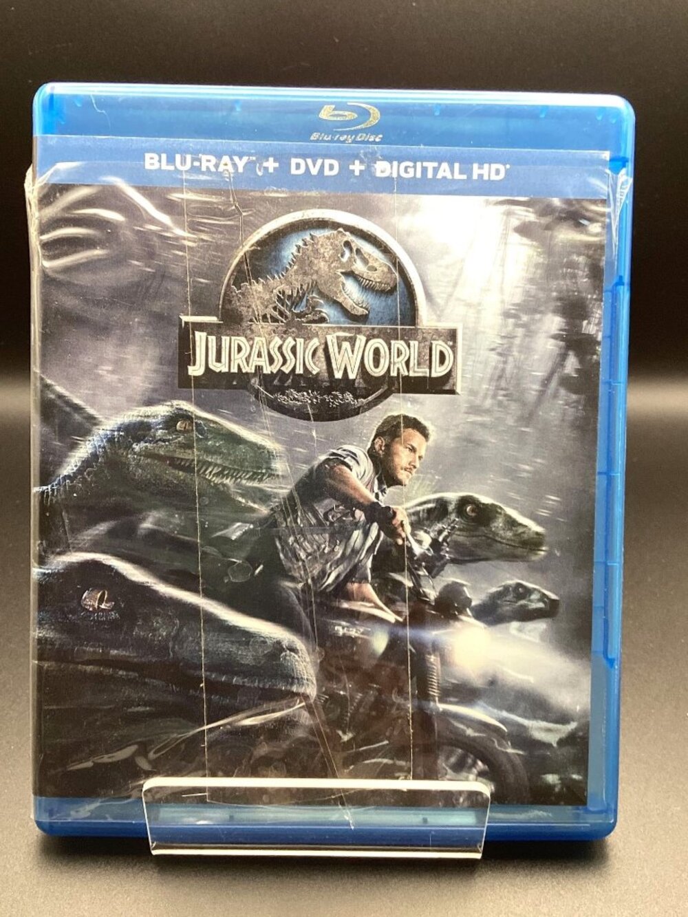 Jurassic World Blu-ray DVD Combo 2015 Chris Pratt Complete in Box Used Movie HD!